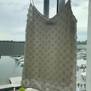 ZIMMERMAN New Cream Camisole with Detail